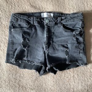 RSQ Black Jean Shorts